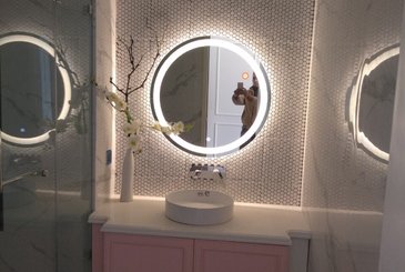 Mua gương phòng tắm cao cấp nghệ thuật ở đâu ?