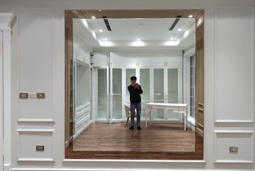 Tác dụng mở rộng không gian của gương trang trí phòng khách
