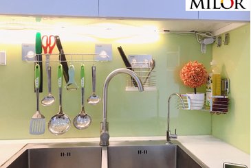Phụ kiện nhà bếp không khoan tường - vật dụng không thể thiếu cho căn bếp hoàn hảo