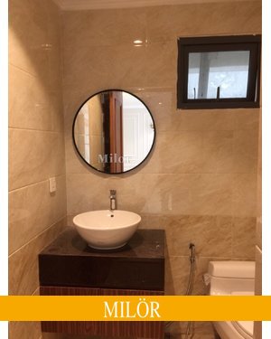 Gương trang trí phòng tắm cao cấp Optima D60cm