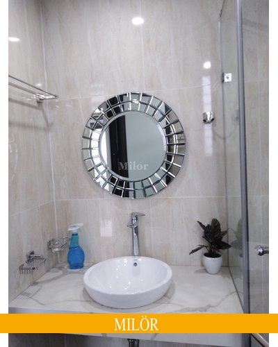 Gương phòng tắm cao cấp milor nghệ thuật the sun 60cm