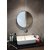Gương phòng tắm tròn decor Optiama 60cm