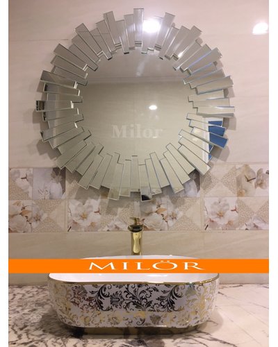 Sản xuất gương phòng tắm decor milor Lion