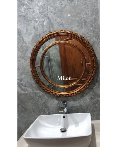 Gương khung phòng tắm tân cổ điển Milor