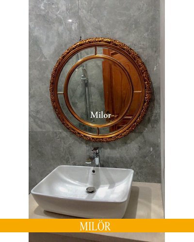 Gương khung phòng tắm tân cổ điển Milor