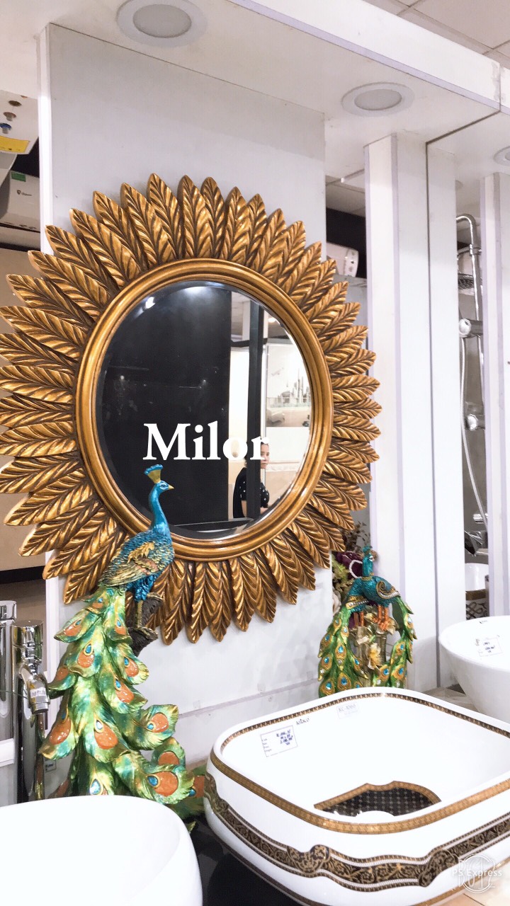 Khung gương tân cổ điển trang trí decor Milor Gea