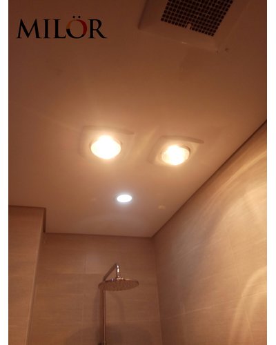 Đèn sưởi phòng tắm âm trần 1 bóng 