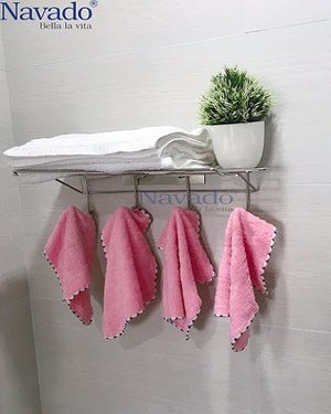 Vắt khăn phòng tắm không khoan tường GS-5014