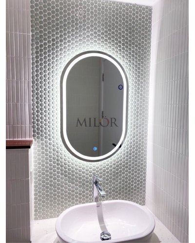 Gương vòm phòng tắm hiện đại Milor